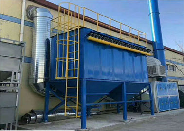 Trung Quốc Túi xung công nghiệp Baghouse Lọc nồi hơi Máy hút bụi 4200m3 / H Luồng khí nhà máy sản xuất